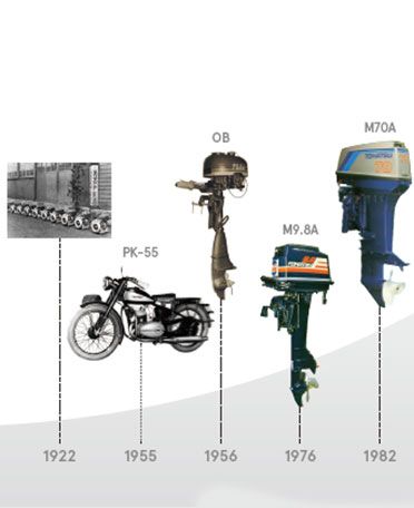 El 1er motor fueraborda
